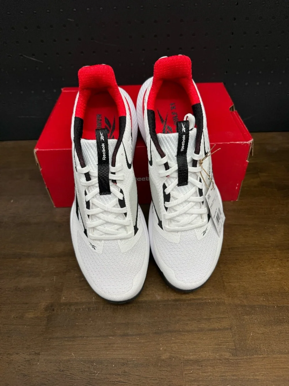 New W/ Box! Men's Reebok Nano Golf 'White Grey Red' Sneakers Size 12